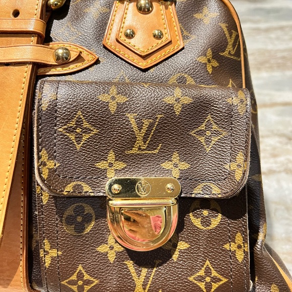 Authentic Louis Vuitton Monogram Manhattan PM Bag - Picture 15 of 16